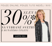 Sleva 30% na svetry z huňatého úpletu | Orsay