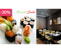 30% sleva na veškerá jídla v rest. Wasabi Sushi | Kupon Plus