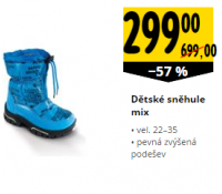 Dětské sněhule - 57% | Albert Hypermarket