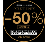 Sleva 50% na oblečení Napapijri | Bibloo.cz