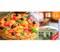 Lahodná maxi pizza o průměru 38 cm | Hyperslevy