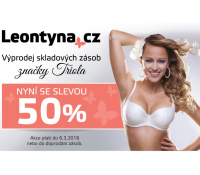 Sleva 50% na spodní prádlo Triola | Leontyna.cz