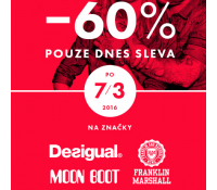 Sleva 60% na Desiqual, FM a Moon Boot | Bibloo.cz