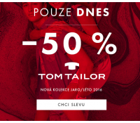 Sleva 50% na značku Tom Tailor | Bibloo.cz