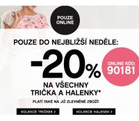 Sleva 20% na trička a halenky | Orsay