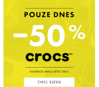 Sleva 50% na Crocs | Bibloo.cz