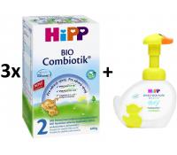 HiPP 2 BIO Combiotic - 3x600g + dárek | Mall.cz