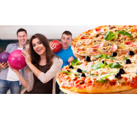 1 hodina bowlingu + 2× pizza  | Slevomat