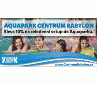 Sleva 10% na vstup do Aquaparku Babylon | Centrum Babylon Liberec