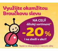 Broučkova sleva 20% v drogerii Teta | Teta Drogerie