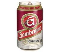 Gambrinus 10° pivo světlé výčepní plech 330ml | Rohlik.cz