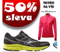 Sleva 50% na starší kousky zn. Mizuno | Behani.cz