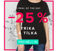 Sleva 25% na značková trička a tílka | Bibloo.cz