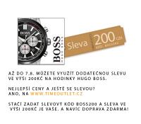 Sleva 200Kč na hodinky HugoBoss | TimeOutlet.cz