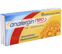 ANALERGIN NEO 5MG potahované tablety 20 | Lékárna Benu