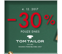 Sleva 30% na značku Tom Tailor | Bibloo.cz