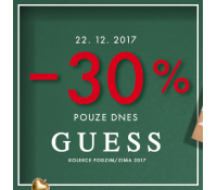 Sleva 30% na značku Guess | Bibloo.cz