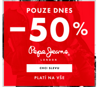 Bibloo - Sleva 50% na Pepe Jeans | Bibloo.cz