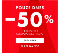 Sleva 50% na značku French Connection | Bibloo.cz