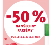 Sleva 50% na všechny parfémy | Rossmann