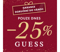 Sleva 25% na značku Guess | Bibloo.cz