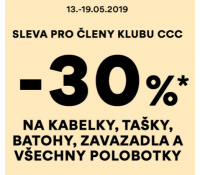 Sleva 30% na  kabelky, tašky, batohy... | CCC boty