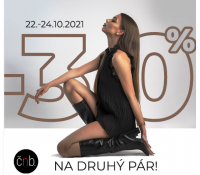 Sleva 30% na druhý pár obuvi v košíku | Casnaboty.cz